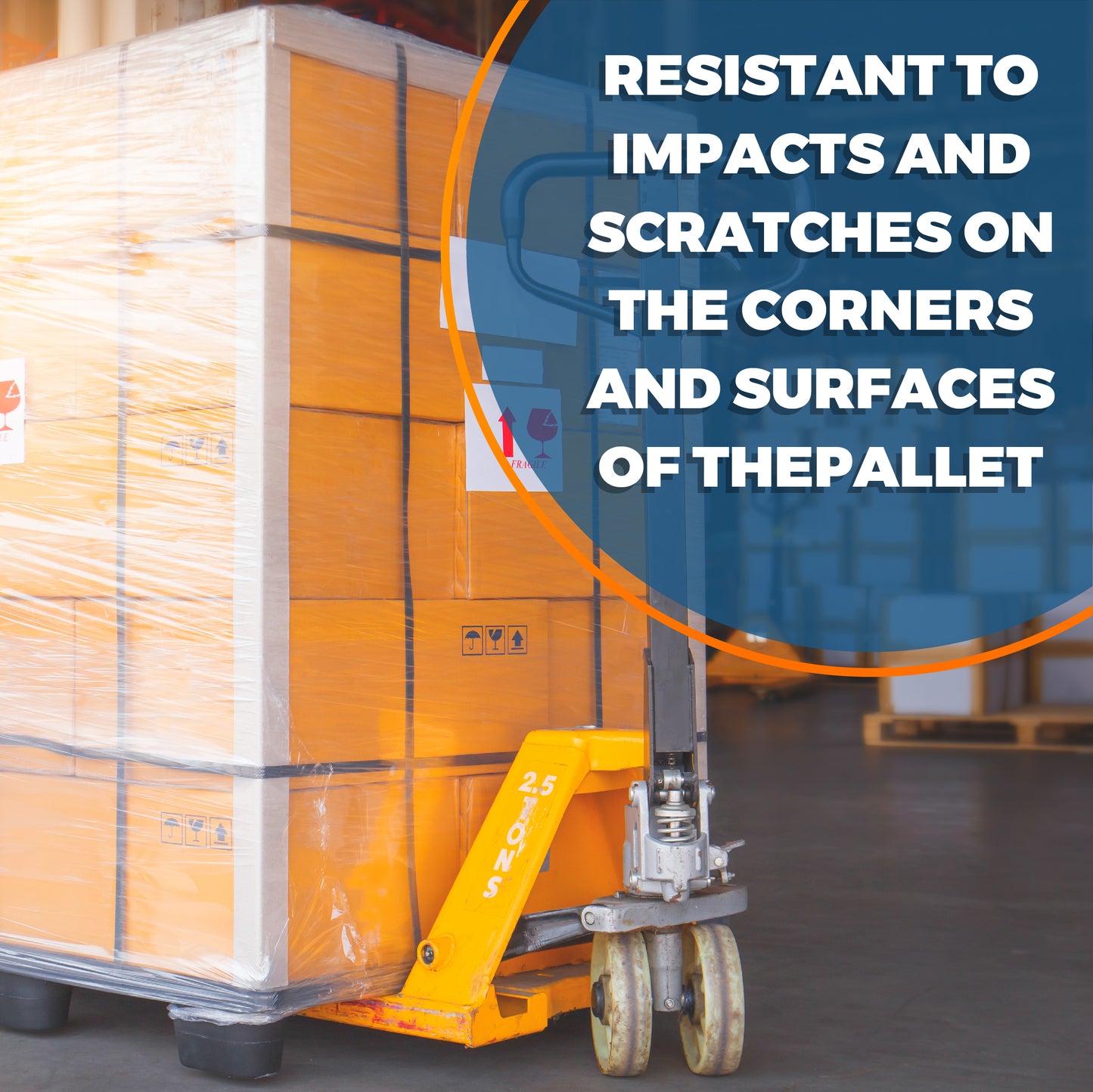 Packsys Cornerboards for pallets 2 x 2 x .120 x 48