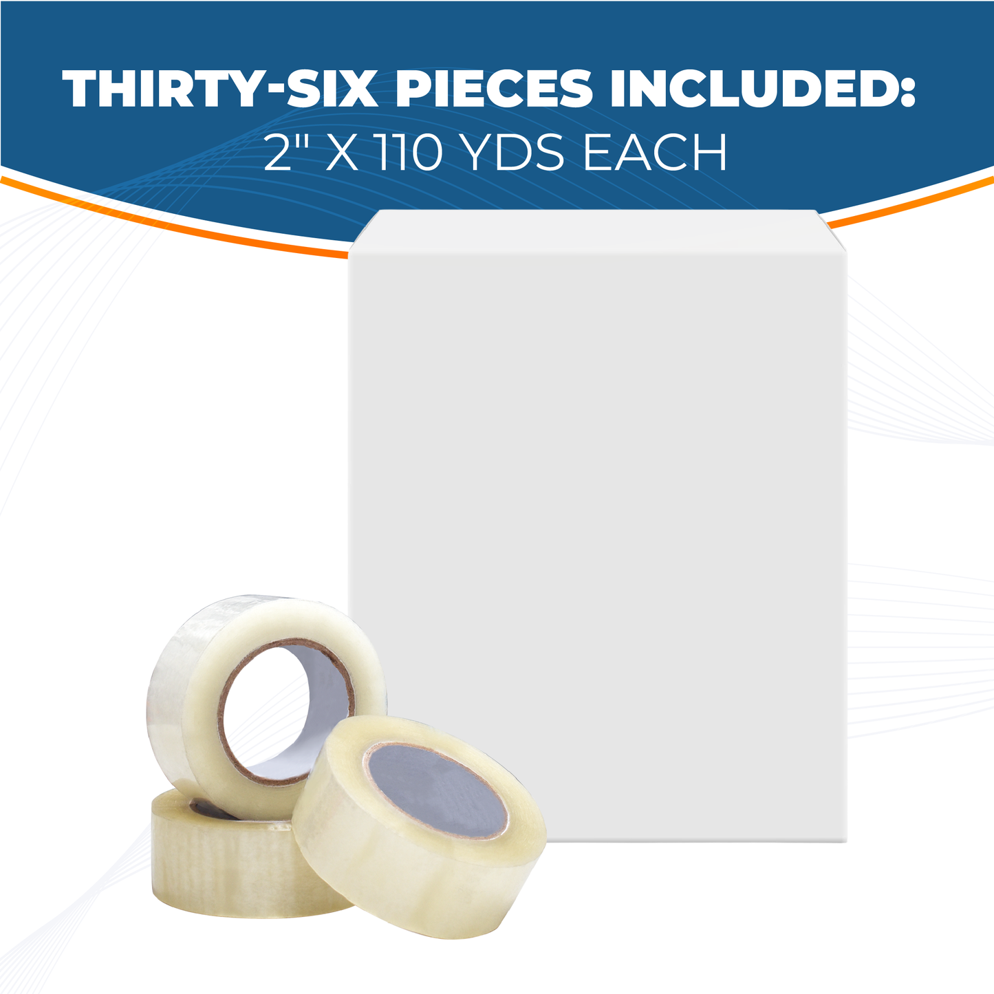 Packsys Clear Tape 2” x 110 yds.