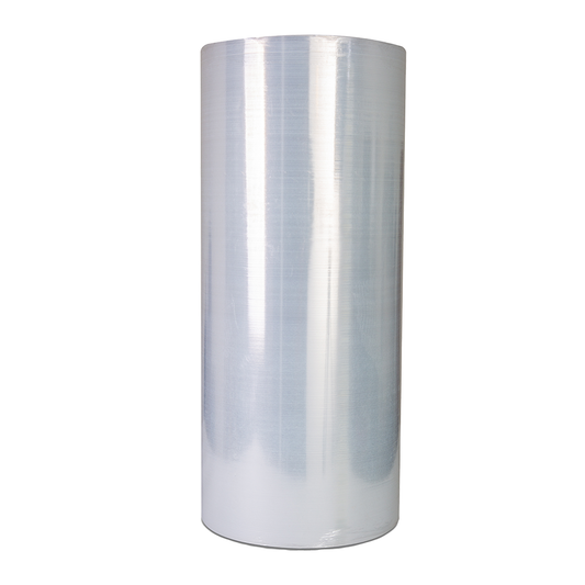 Large clear machine stretch film roll