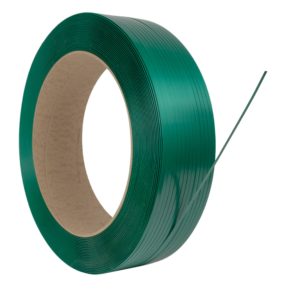 Pet Strap Green Embossed 5/8'' X .035'' X 4000' 16X6