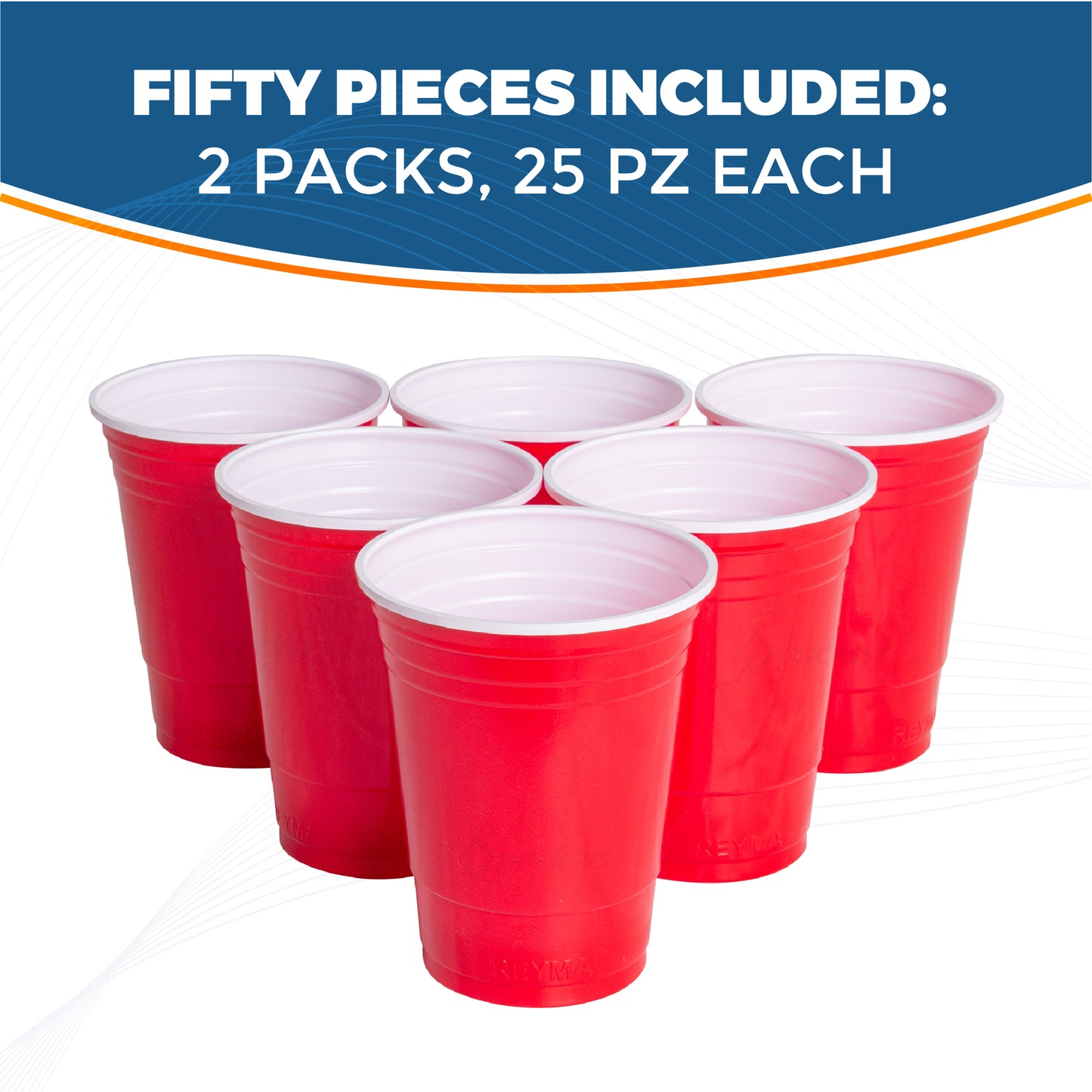 Red Cups for Party Reyma 16oz